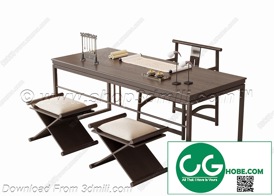 Tea Room 25 3D Model